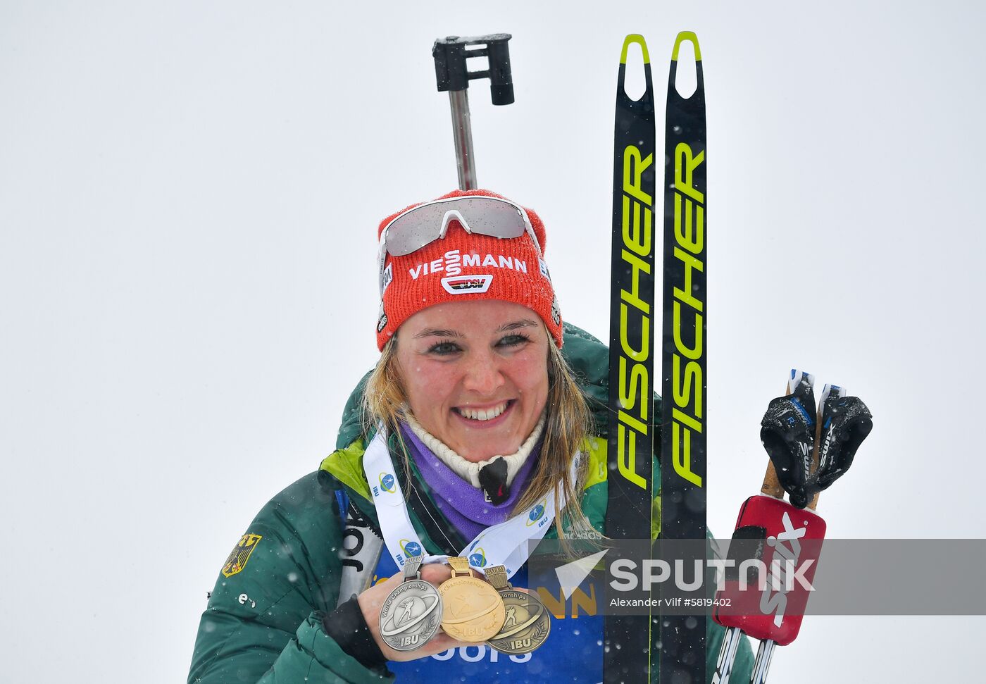 Sweden Biathlon Worlds Women Mass Start