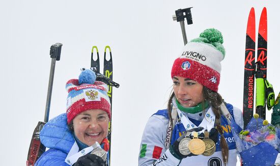 Sweden Biathlon Worlds Women Mass Start