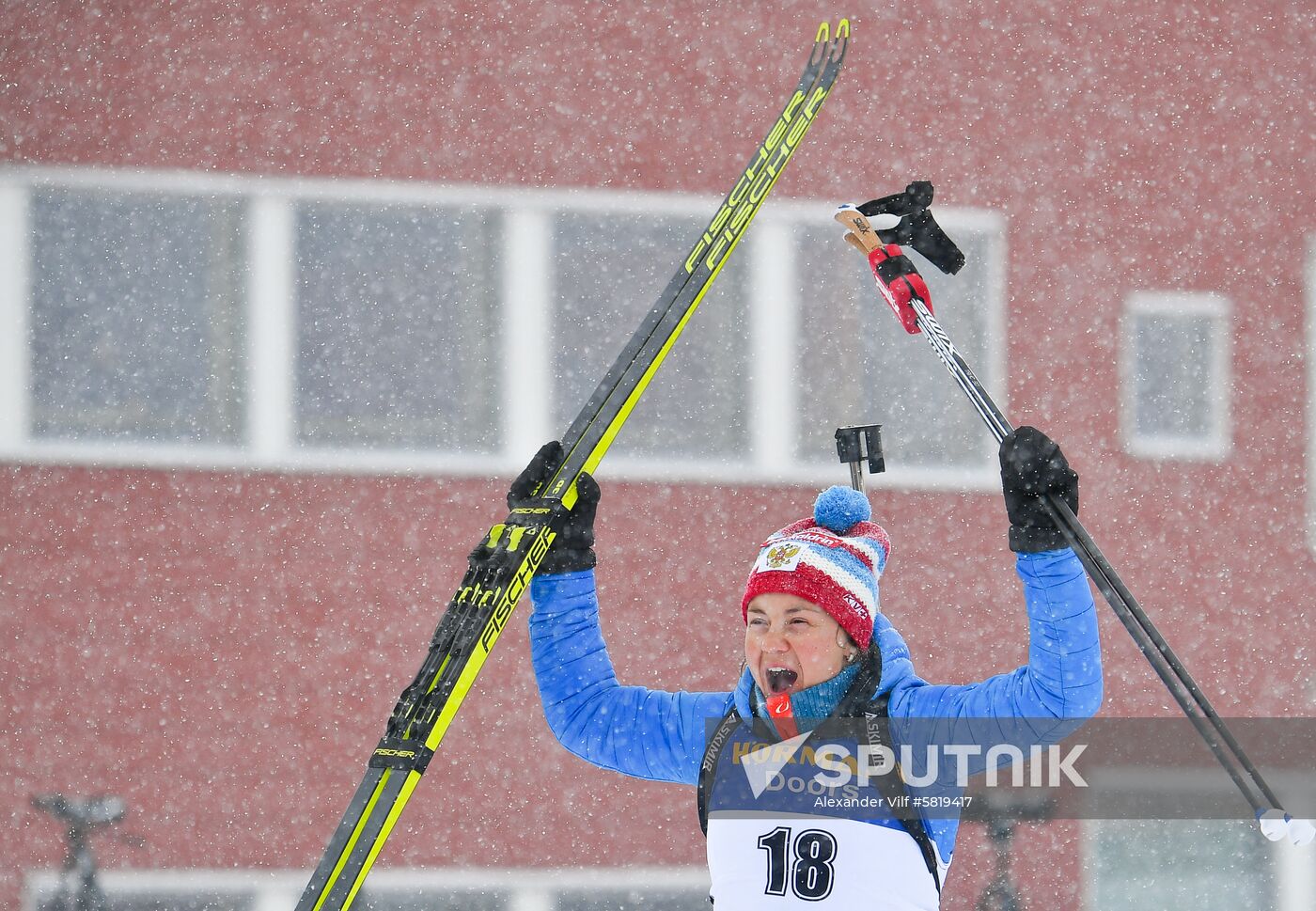 Sweden Biathlon Worlds Women Mass Start