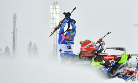 Sweden Biathlon Worlds Women Mass Start