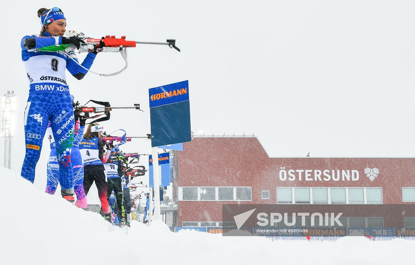 Sweden Biathlon Worlds Women Mass Start