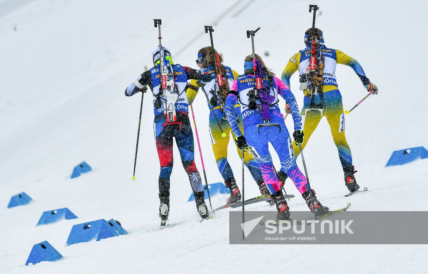 Sweden Biathlon Worlds Women Mass Start