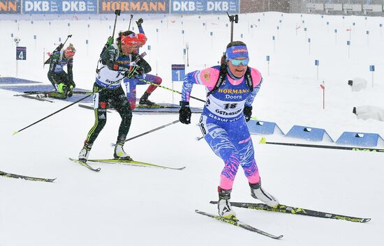 Sweden Biathlon Worlds Women Mass Start