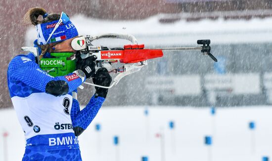 Sweden Biathlon Worlds Women Mass Start