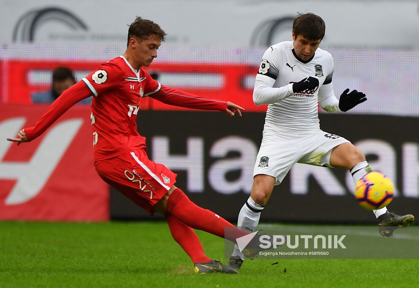 Russia Soccer Premier-League Lokomotiv - Krasnodar