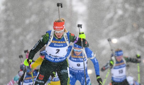 Sweden Biathlon Worlds Women Mass Start