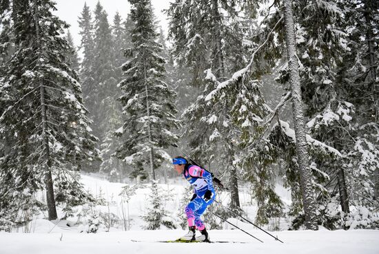 Sweden Biathlon Worlds Women Mass Start