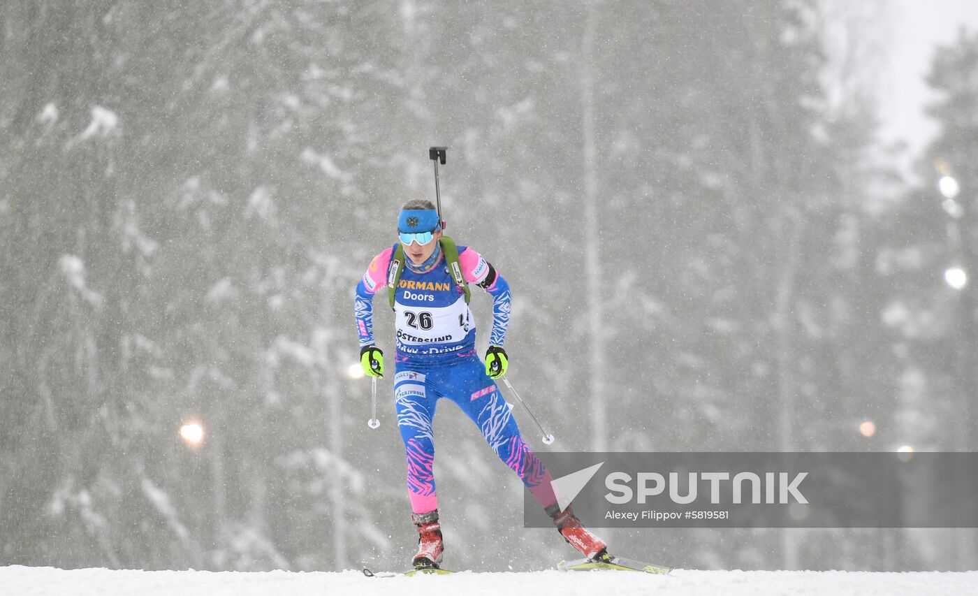 Sweden Biathlon Worlds Women Mass Start