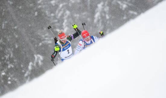 Sweden Biathlon Worlds Women Mass Start