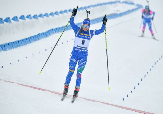 Sweden Biathlon Worlds Women Mass Start