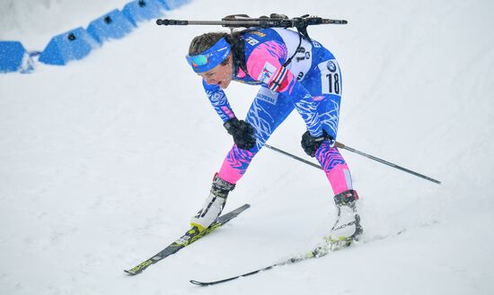 Sweden Biathlon Worlds Women Mass Start