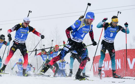 Sweden Biathlon Worlds Men Mass Start