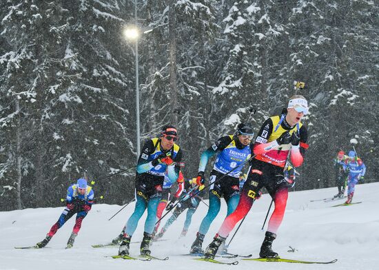 Sweden Biathlon Worlds Men Mass Start