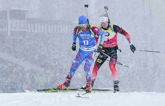 Sweden Biathlon Worlds Men Mass Start