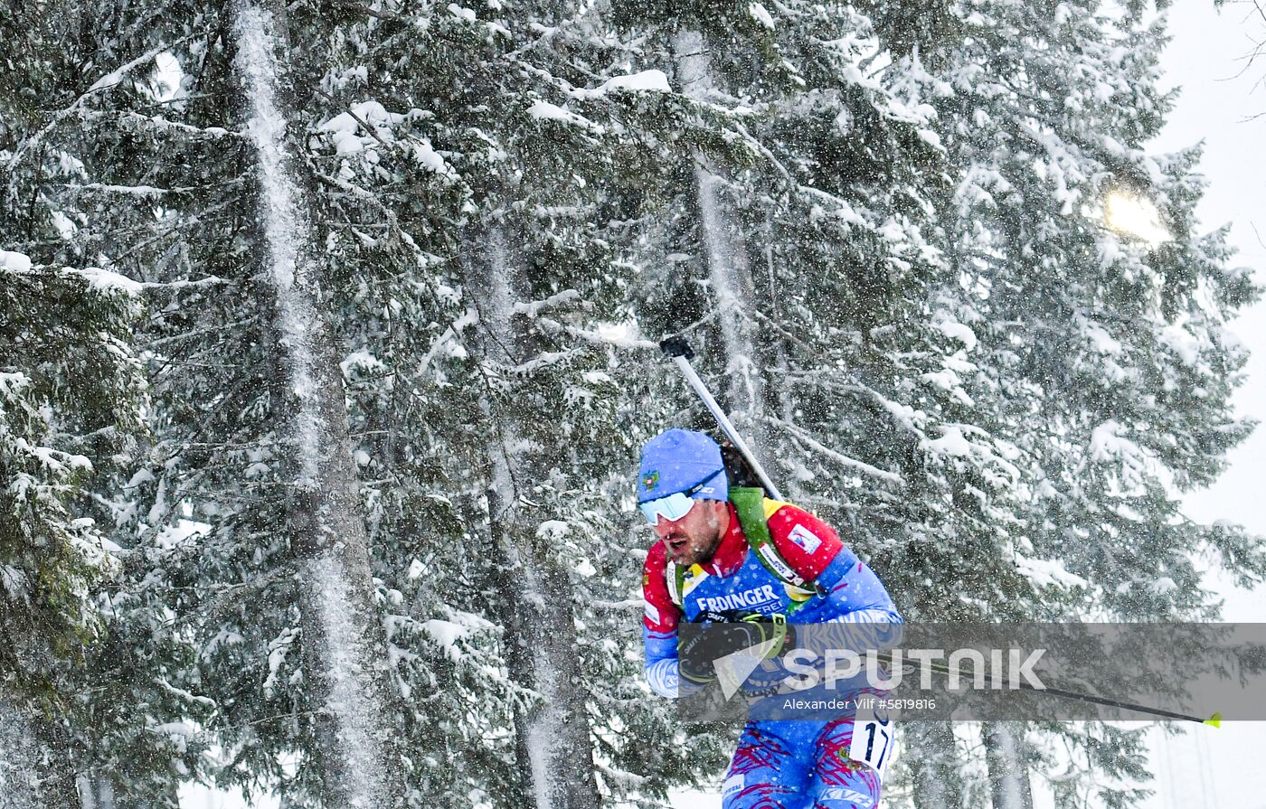 Sweden Biathlon Worlds Men Mass Start