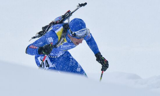 Sweden Biathlon Worlds Men Mass Start