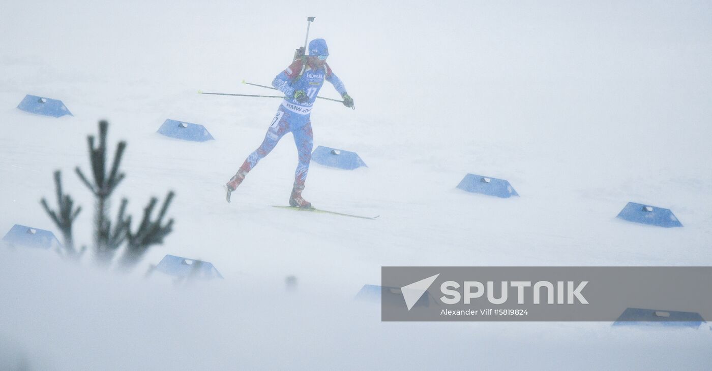 Sweden Biathlon Worlds Men Mass Start