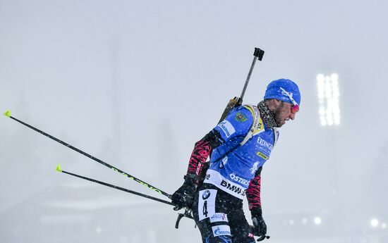 Sweden Biathlon Worlds Men Mass Start