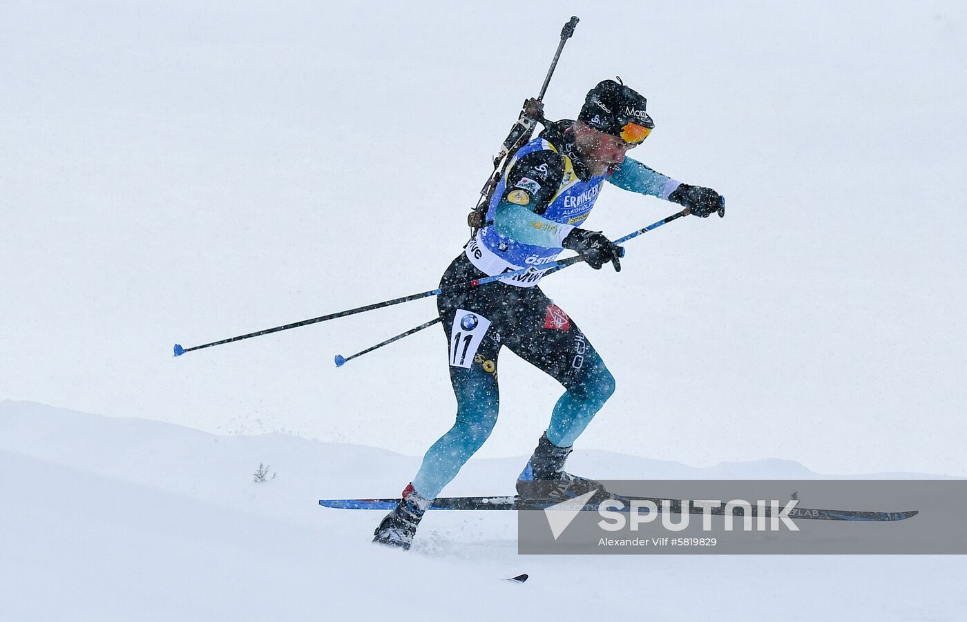 Sweden Biathlon Worlds Men Mass Start