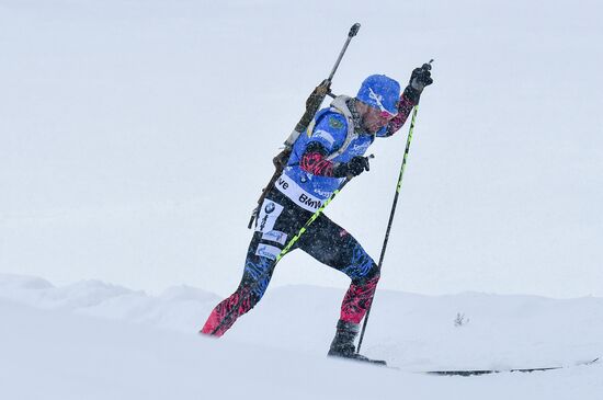 Sweden Biathlon Worlds Men Mass Start