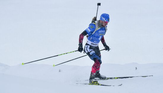 Sweden Biathlon Worlds Men Mass Start