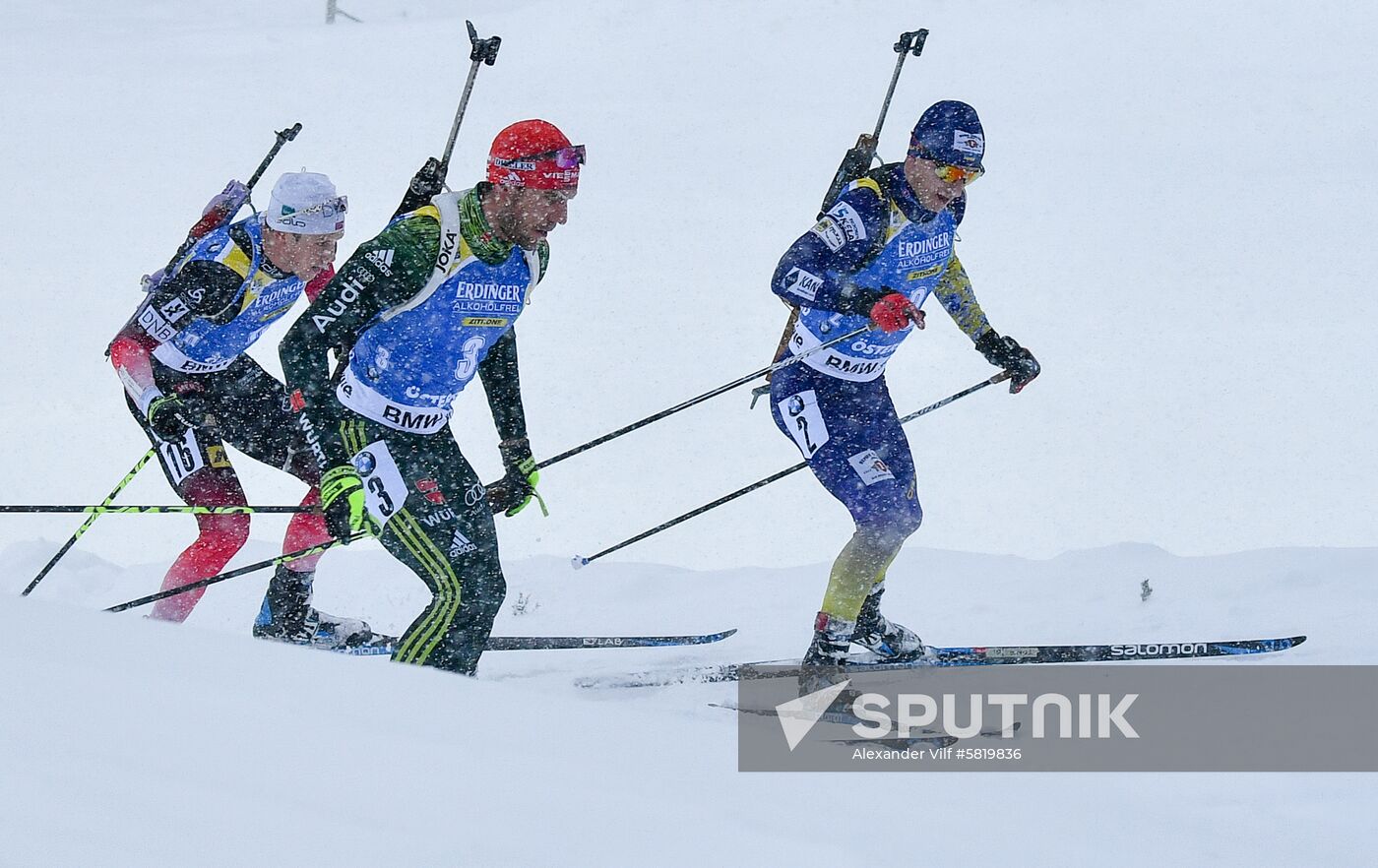Sweden Biathlon Worlds Men Mass Start