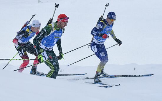 Sweden Biathlon Worlds Men Mass Start