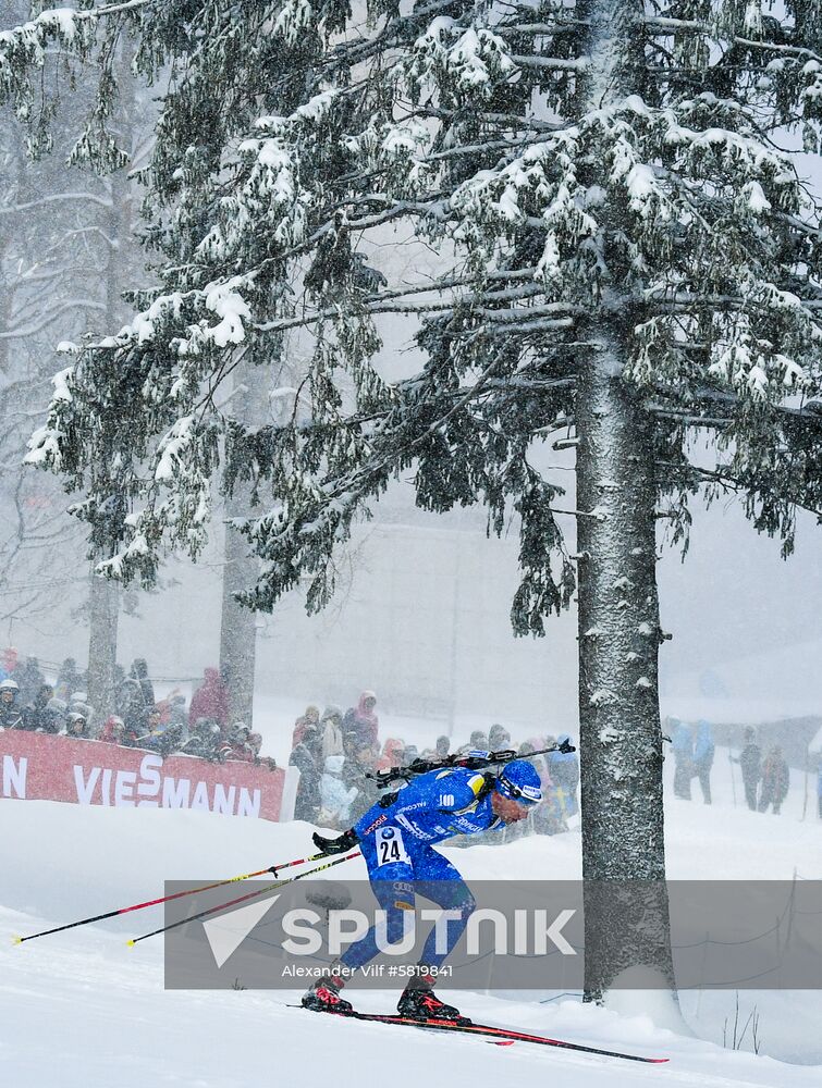 Sweden Biathlon Worlds Men Mass Start