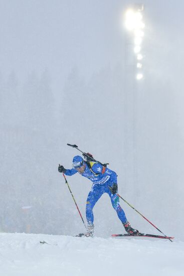 Sweden Biathlon Worlds Men Mass Start