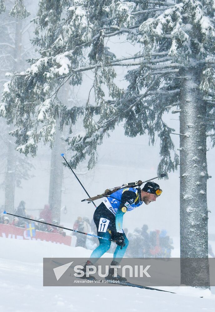 Sweden Biathlon Worlds Men Mass Start