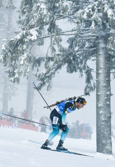 Sweden Biathlon Worlds Men Mass Start