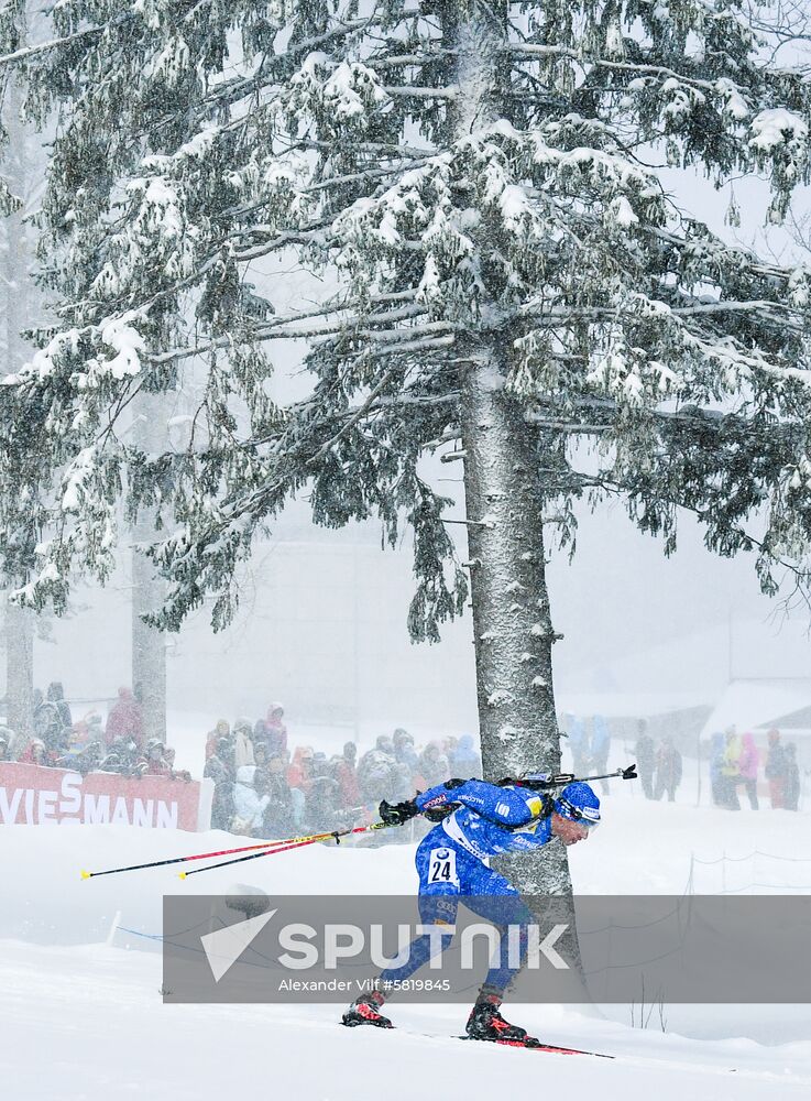 Sweden Biathlon Worlds Men Mass Start