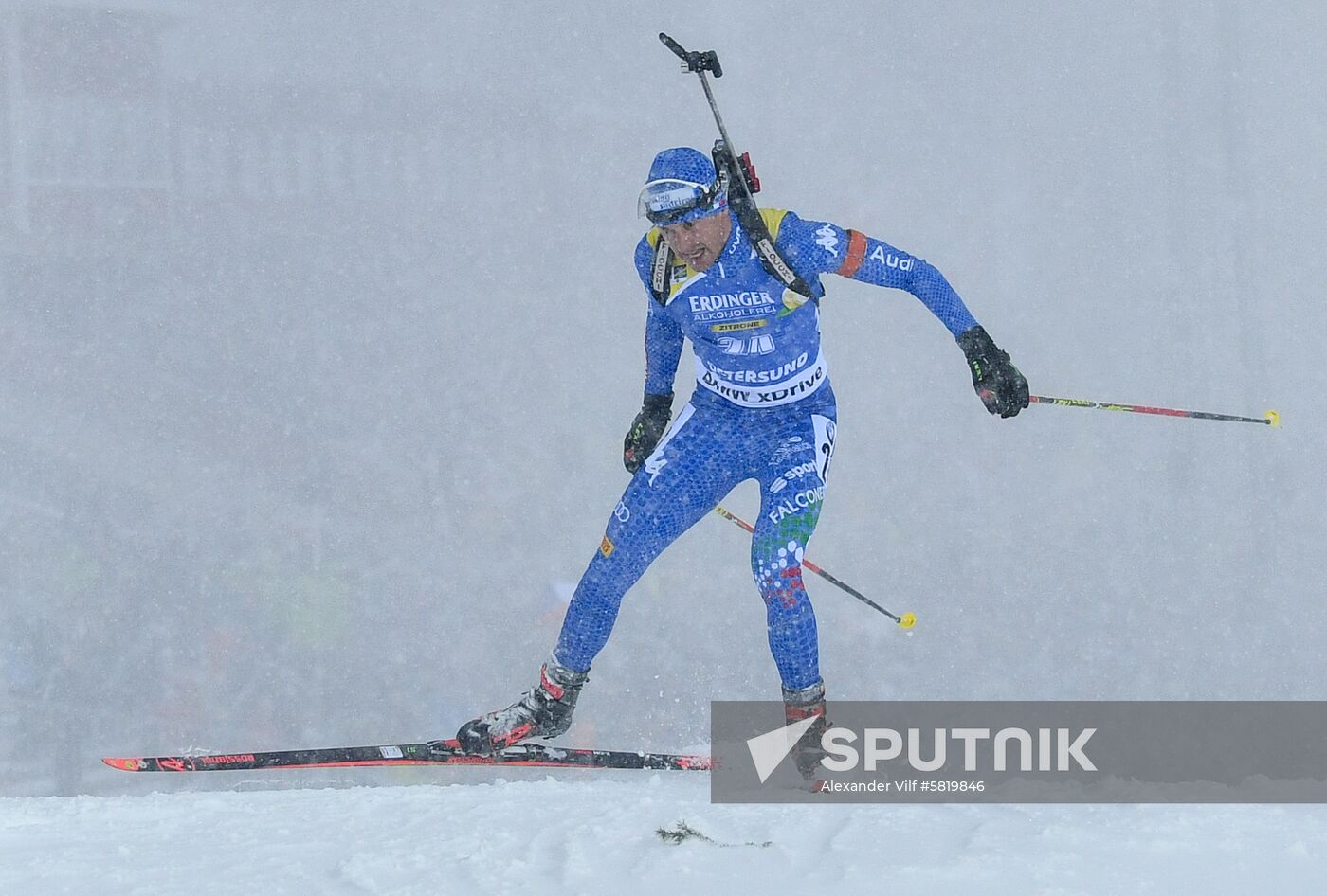 Sweden Biathlon Worlds Men Mass Start