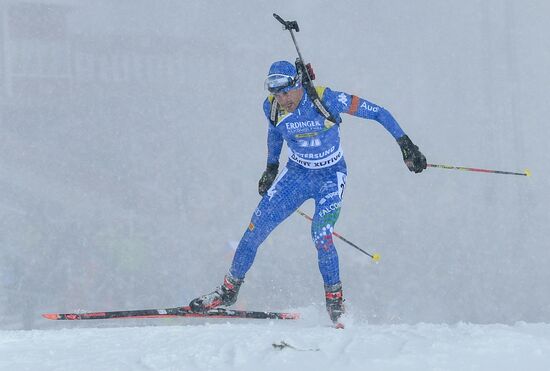 Sweden Biathlon Worlds Men Mass Start