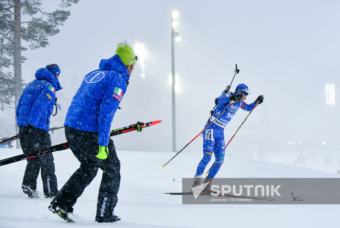 Sweden Biathlon Worlds Men Mass Start