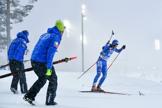 Sweden Biathlon Worlds Men Mass Start