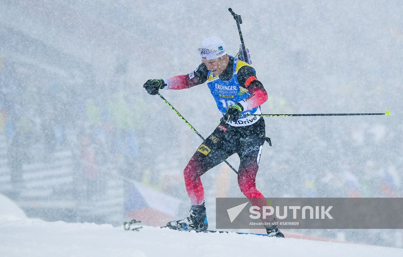 Sweden Biathlon Worlds Men Mass Start