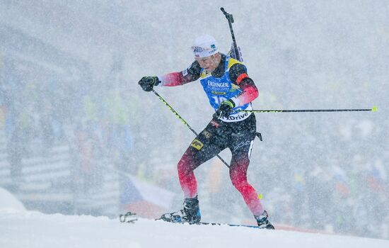 Sweden Biathlon Worlds Men Mass Start