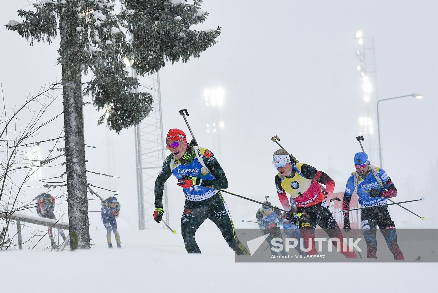 Sweden Biathlon Worlds Men Mass Start