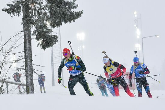 Sweden Biathlon Worlds Men Mass Start