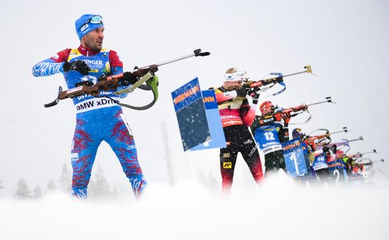 Sweden Biathlon Worlds Men Mass Start