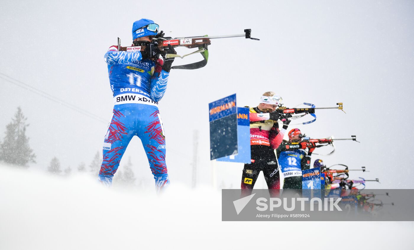 Sweden Biathlon Worlds Men Mass Start