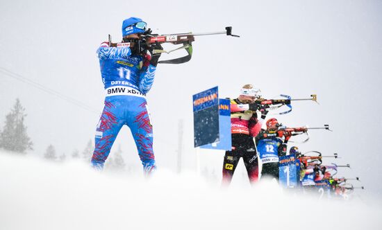 Sweden Biathlon Worlds Men Mass Start
