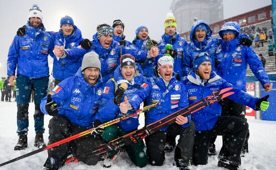 Sweden Biathlon Worlds Men Mass Start