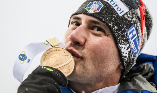 Sweden Biathlon Worlds Men Mass Start