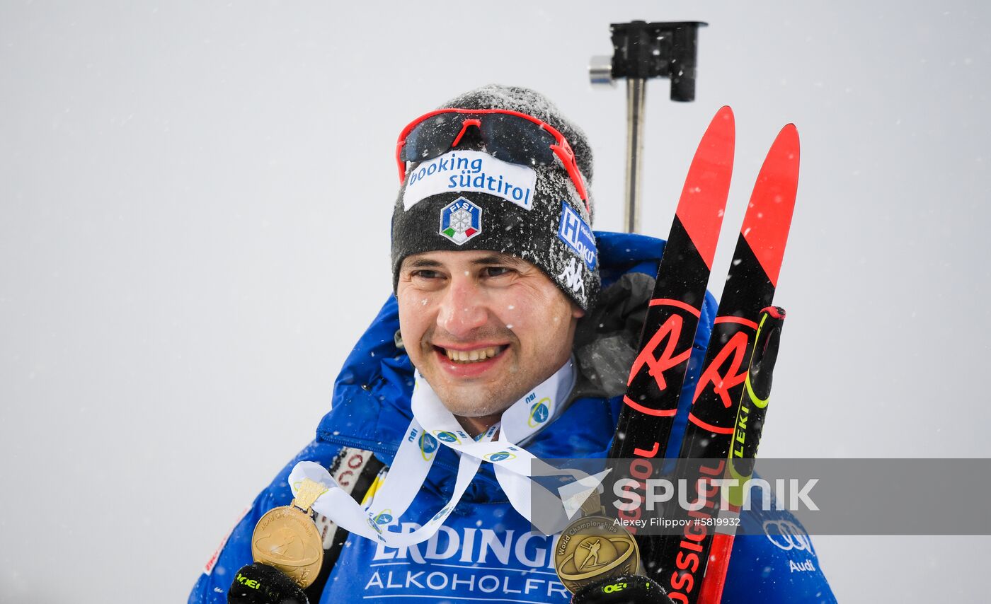 Sweden Biathlon Worlds Men Mass Start