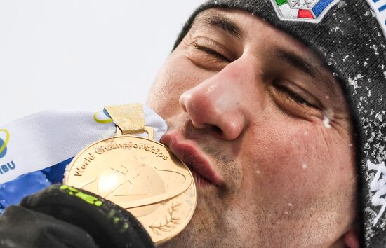Sweden Biathlon Worlds Men Mass Start
