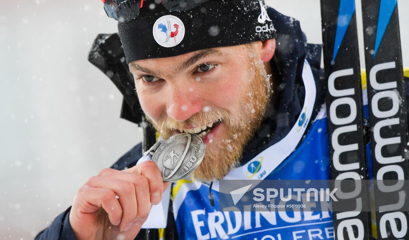 Sweden Biathlon Worlds Men Mass Start