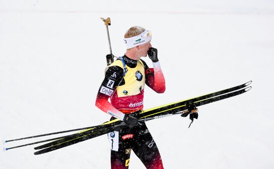 Sweden Biathlon Worlds Men Mass Start