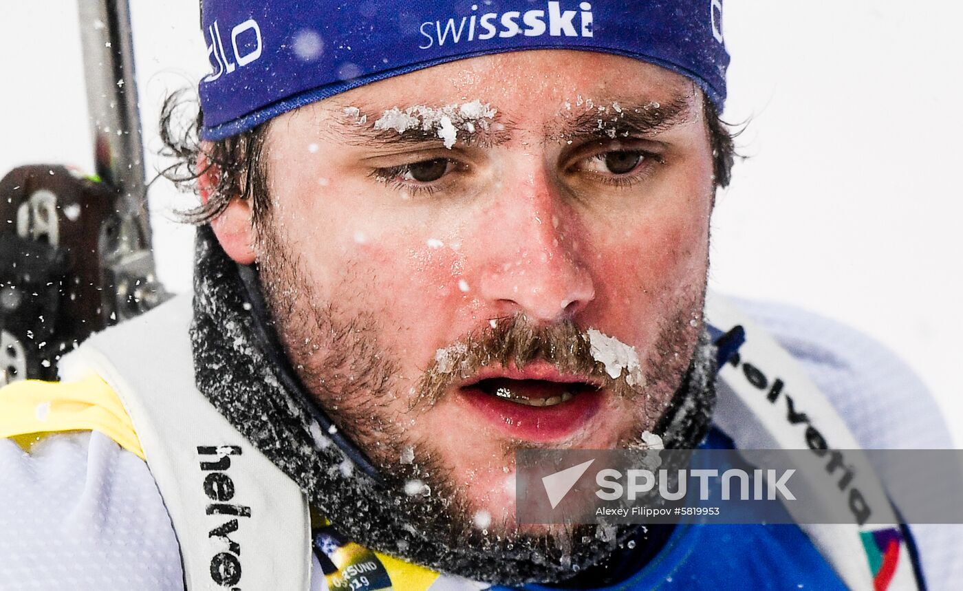 Sweden Biathlon Worlds Men Mass Start